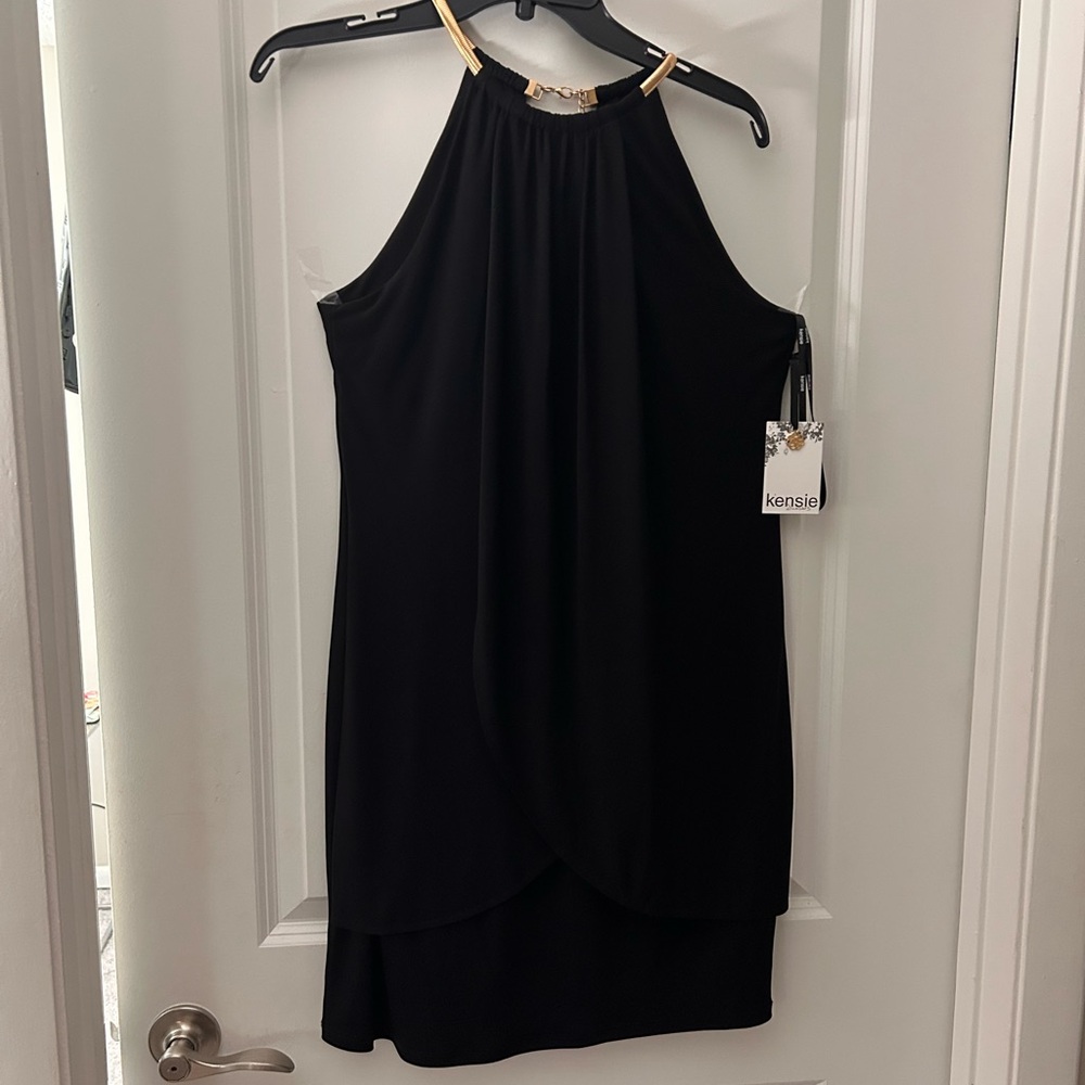 Kensie Black Sheath Mini Dress for Cocktail Nights